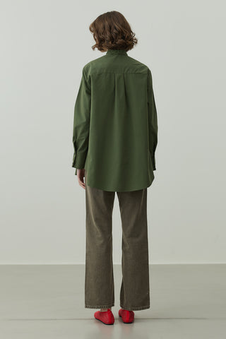 Kuşaklı Gömlek Yeşil