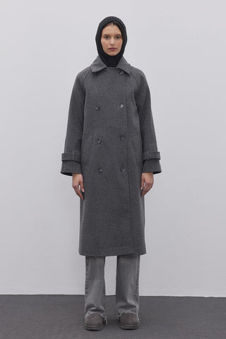 Lastik Örgülü Balaclava Başlık Siyah - Fahhar Design