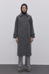 Lastik Örgülü Balaclava Başlık Siyah