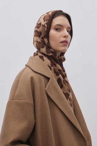Leopar Desen Bere Kahverengi - Fahhar Design