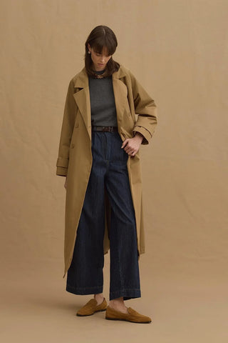 Maxi Trench Coat Camel