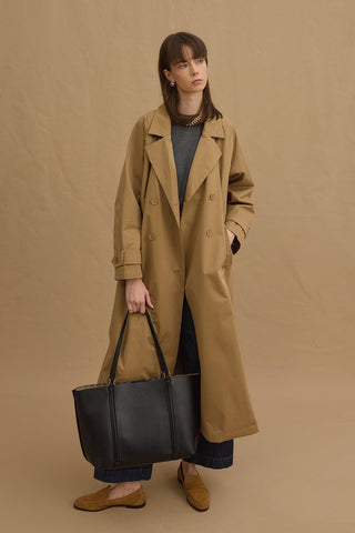Maxi Trençkot Camel