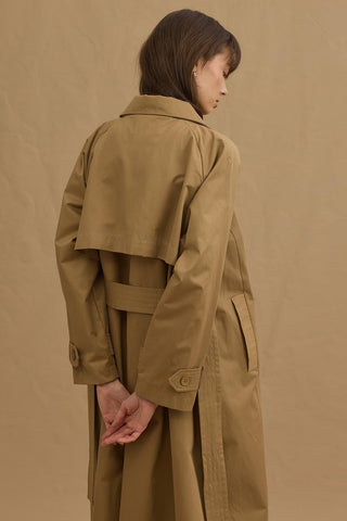 Maxi Trençkot Camel
