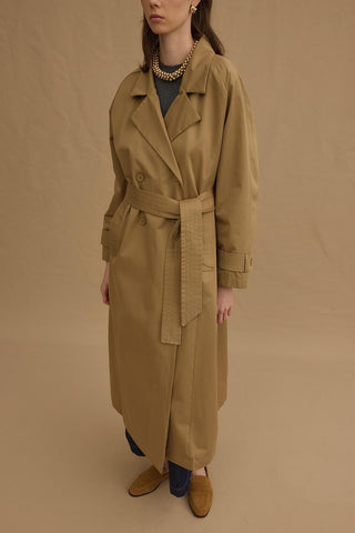 Maxi Trençkot Camel