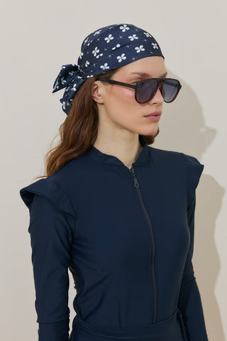 Mini Flora Bandana Lacivert