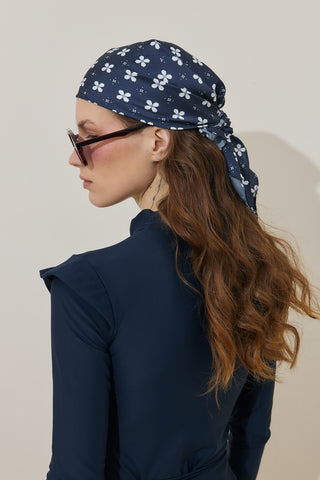 Mini Flora Bandana Lacivert