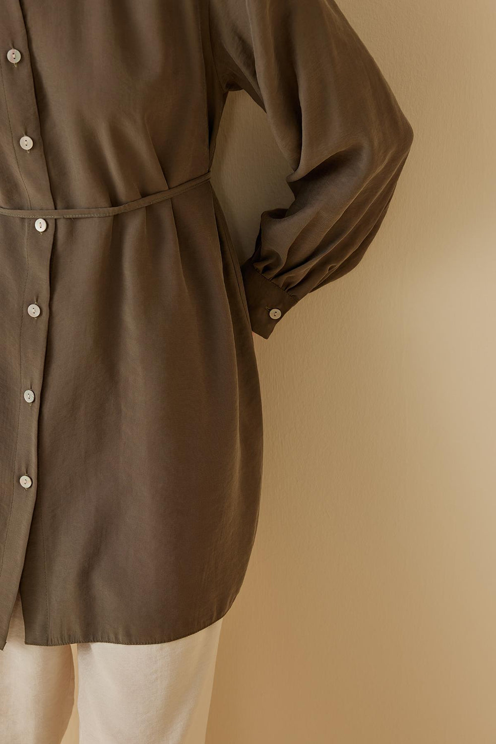 Modal Shirt Khaki