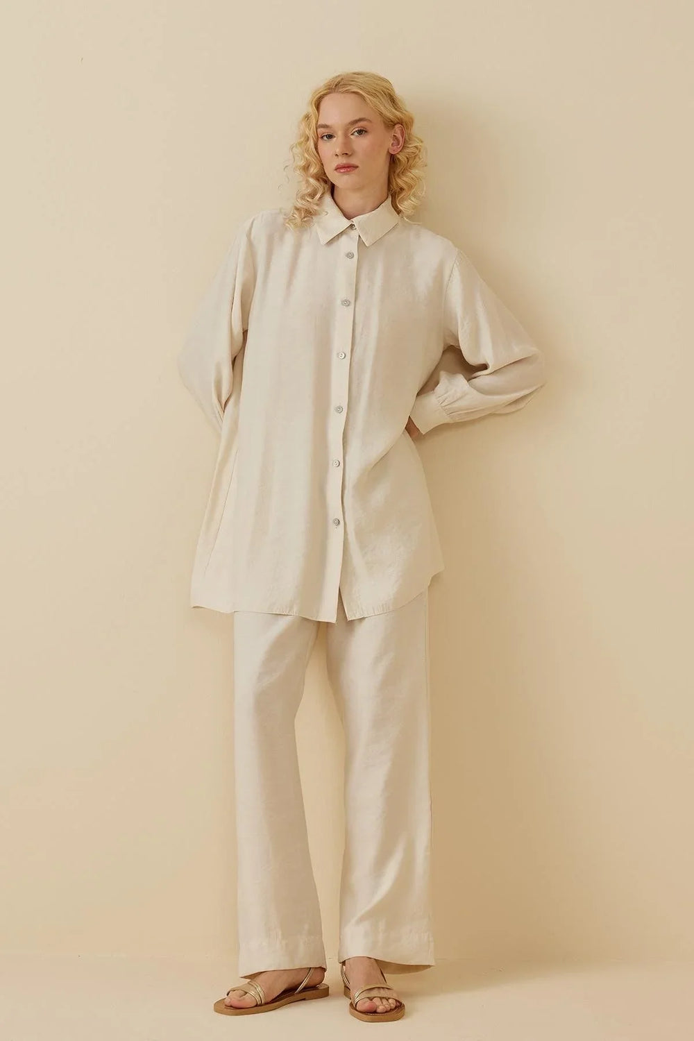 Modal Shirt Cream