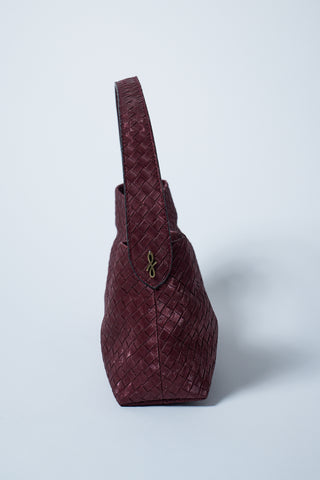 Moss Örgü Çanta Bordo
