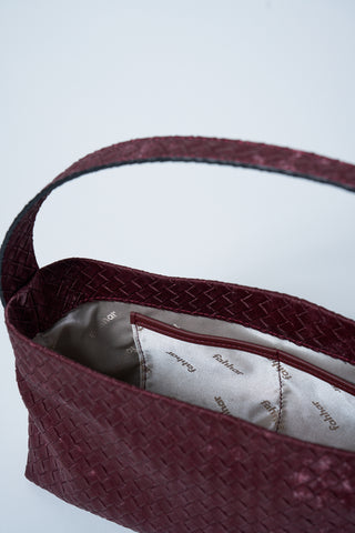Moss Örgü Çanta Bordo
