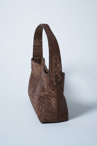 Moss Örgü Çanta Kahverengi