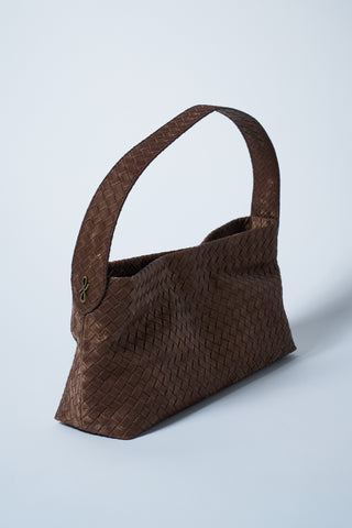 Moss Örgü Çanta Kahverengi