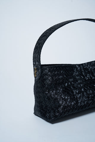 Moss Örgü Çanta Siyah