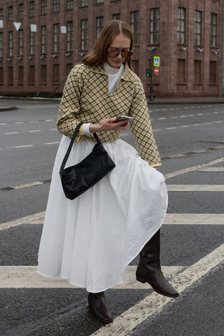 Moss Örgü Çanta Siyah