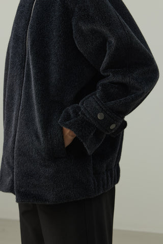 Oversize Biker Ceket Siyah