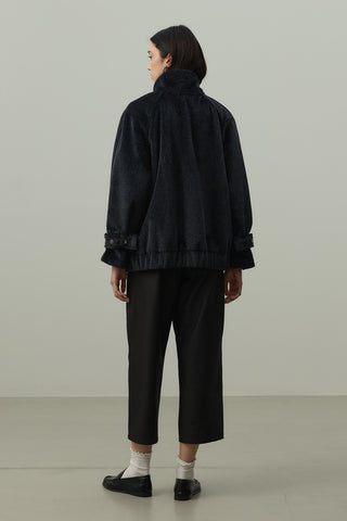 Oversize Biker Ceket Siyah