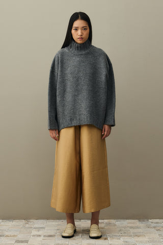 Oversize Mohair Sweater Anthracite