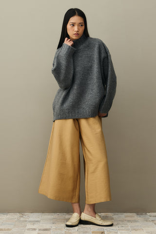 Oversize Mohair Sweater Anthracite