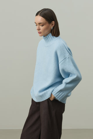 Oversize Tiftik Kazak Bebe Mavisi