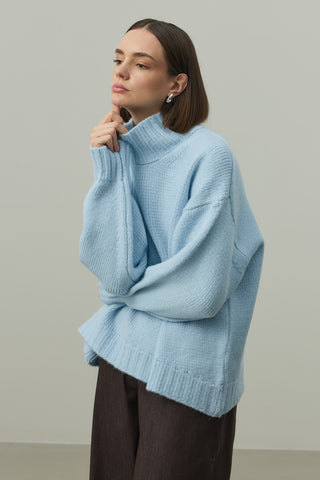 Oversize Tiftik Kazak Bebe Mavisi