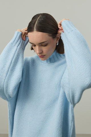 Oversize Tiftik Kazak Bebe Mavisi