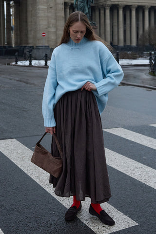 Oversize Tiftik Kazak Bebe Mavisi