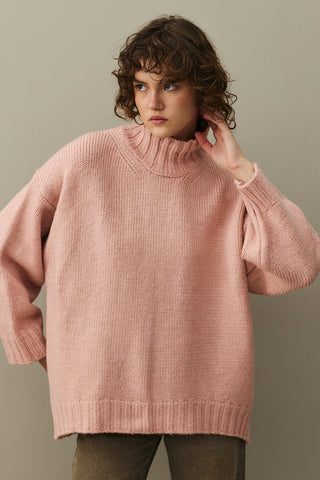 Oversize Mohair Sweater Pink