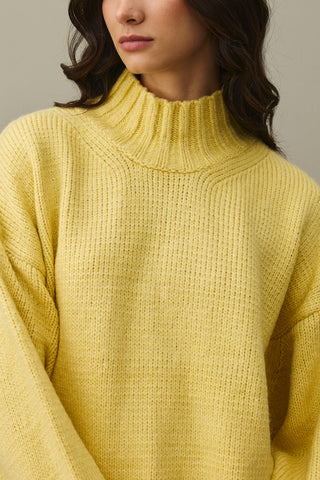 Oversize Mohair Sweater Yellow
