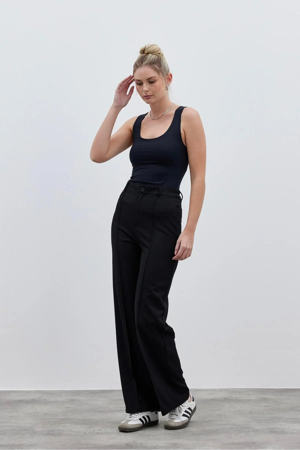 Palazzo Trousers Black
