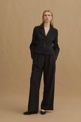 Dart Detailed Jacket Black