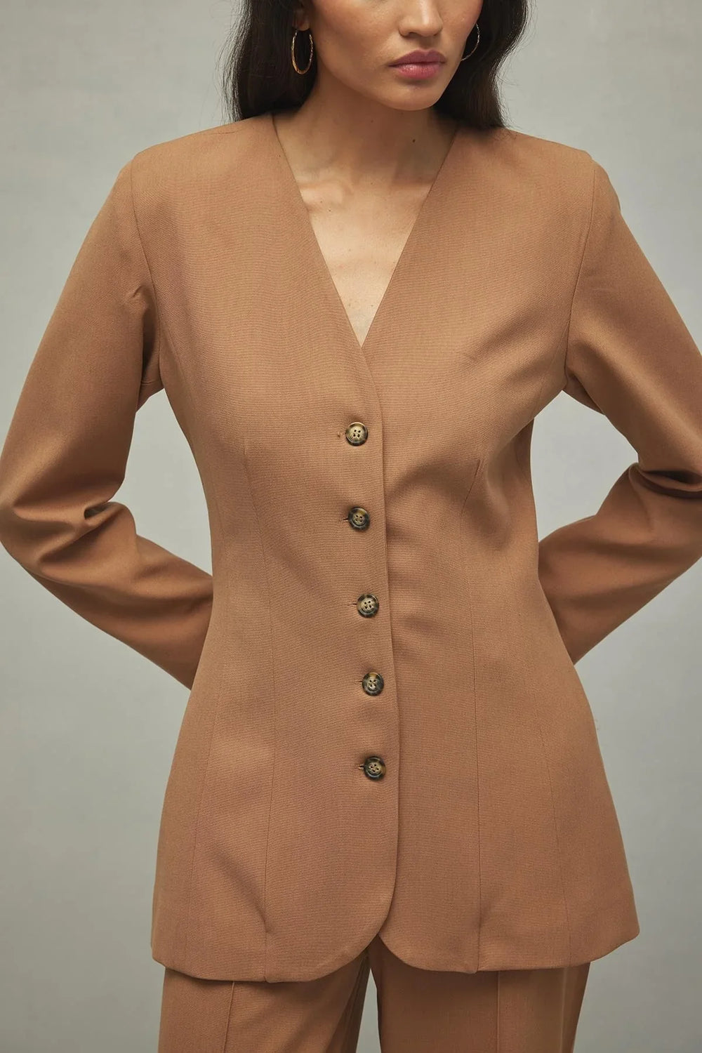 Darted Jacket Camel