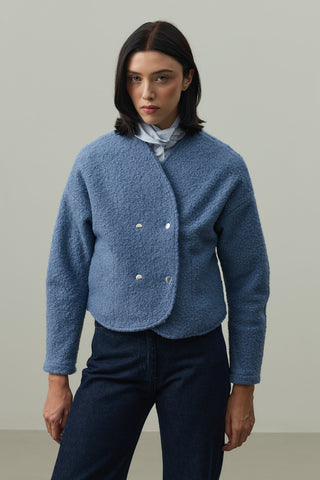 Pensli Orkide Ceket Açık mavi