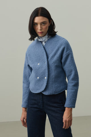 Pensli Orkide Ceket Açık mavi