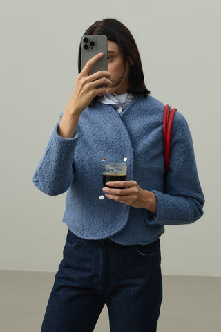 Pensli Orkide Ceket Açık mavi