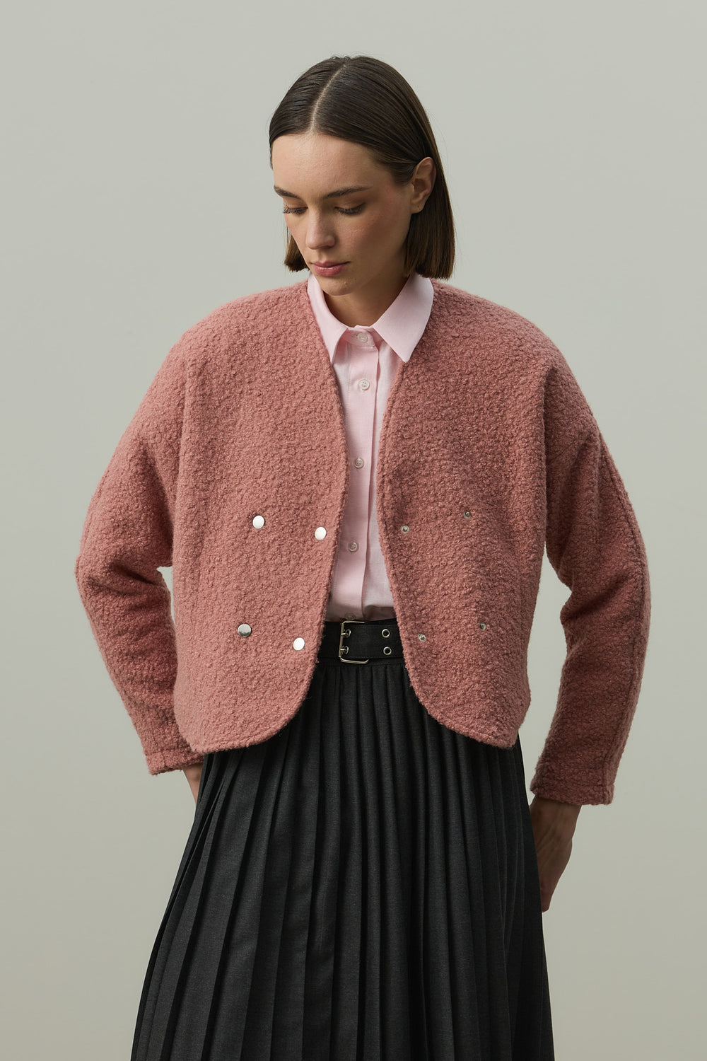 Pensli Orkide Ceket Pembe