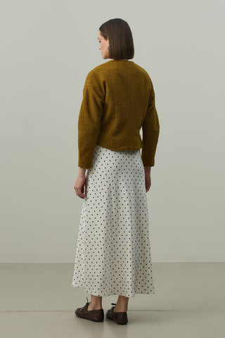 Pensli Orkide Ceket Yağ Yeşili