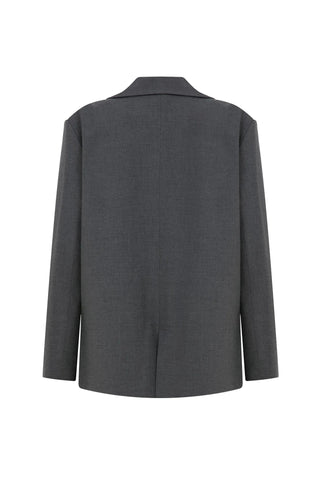 Pensli Oversize Ceket Antrasit - Fahhar Design