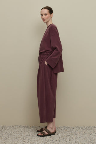 Pike Doku Tencel Modal Takım Bordo