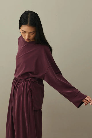 Pike Doku Tencel Modal Takım Bordo
