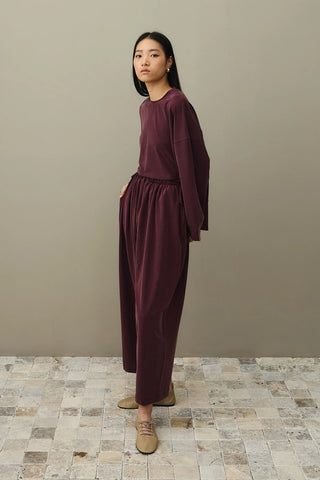 Pike Doku Tencel Modal Takım Bordo