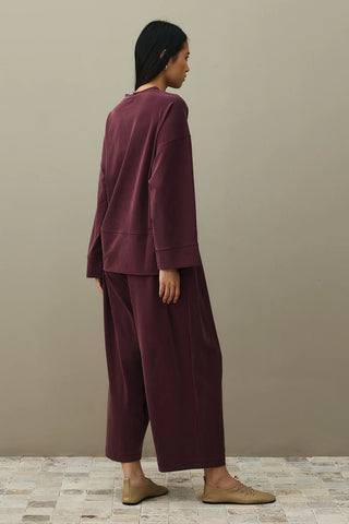 Pike Doku Tencel Modal Takım Bordo