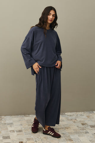 Pique Texture Tencel Modal Suit Smoke