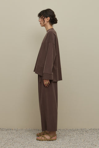 Pike Doku Tencel Modal Takım Kahverengi