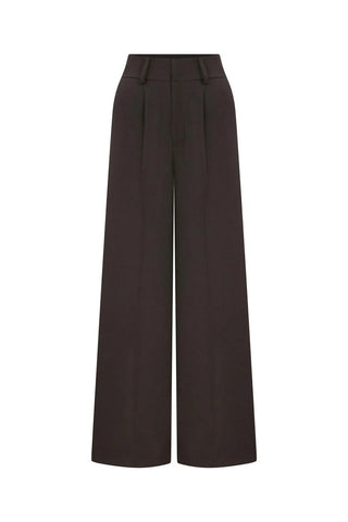 Pilili Loose Fit Pantolon Kahverengi - Fahhar Design