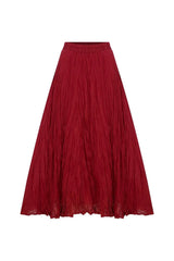 Piliseli Crash Etek Kırmızı