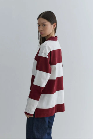Polo Yaka Premium Sweatshirt Bordo - Fahhar Design