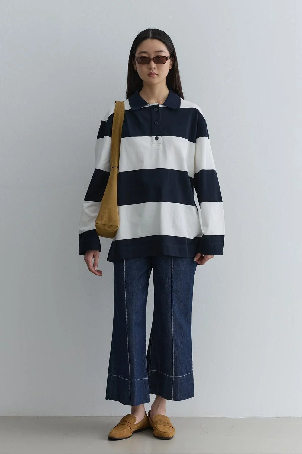 Polo Yaka Premium Sweatshirt Lacivert