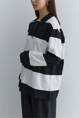 Polo Yaka Premium Sweatshirt Siyah - Fahhar Design