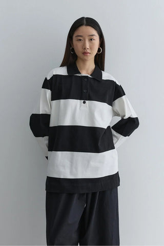 Polo Yaka Premium Sweatshirt Siyah - Fahhar Design