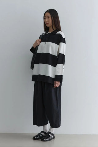 Polo Yaka Premium Sweatshirt Siyah - Fahhar Design
